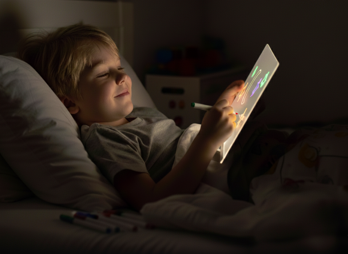 Tableau LED créatif et veilleuse apaisante pour enfants