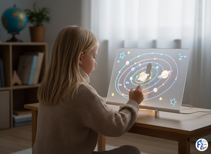 Tableau LED créatif et veilleuse apaisante pour enfants