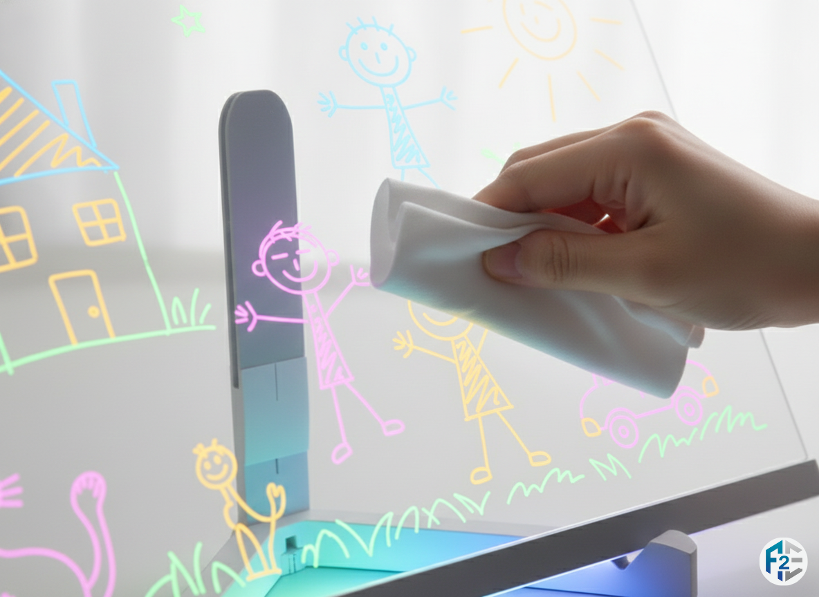 Tableau LED créatif et veilleuse apaisante pour enfants